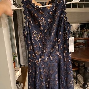 Navy Lace Dress